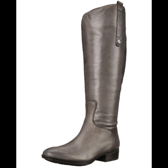 Sam Edelman Shoes - Sam Edelman Leather Gray Penny Boot